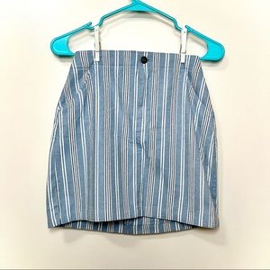 Hollister Ultra High Rise Striped Mini Skirt (NWT)